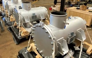 Filtros horizontales DN350 PN16 para soldar a tubería